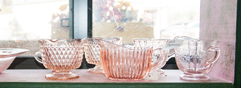 Pink Depression Glass Blairsville © 2016 Audra Gibson. All Rights reserved.