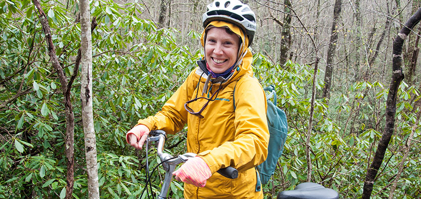 Biking the Virginia Creeper Trail. © 2016 Audra L. Gibson. All Rights Reserved.