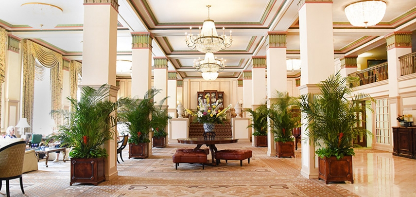 The Francis Marion Hotel Lobby, one of our Charleston favorites.