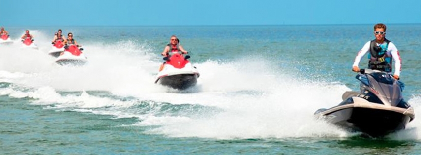 Go exploring on the water with Tidal Wave Water Sports.
